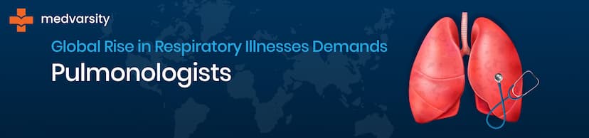 This blog features an image highlighting the global surge in respiratory illnesses, emphasizing the increasing need for pulmonologists.