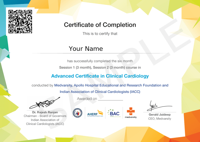 Certificate of Completion