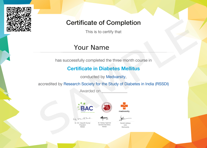 Certificate of Completion