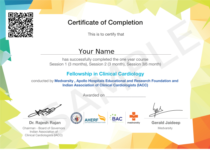 Certificate of Completion