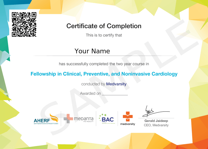 Certificate of Completion