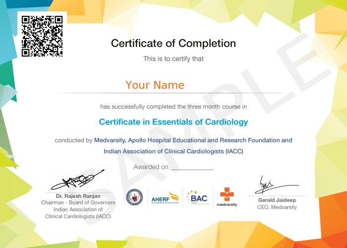 Certificate of Completion