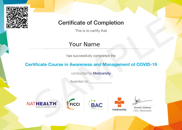 Certificate of Completion