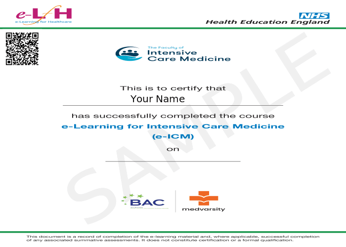 Certificate of Completion