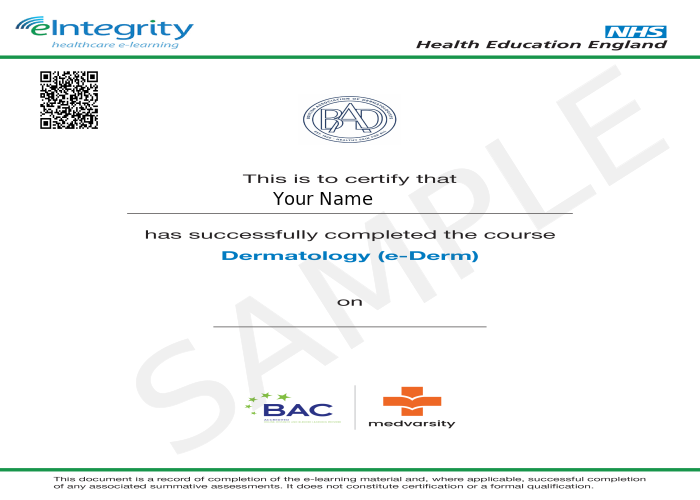 Certificate of Completion