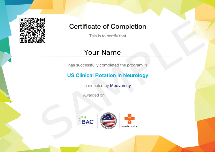 Certificate of Completion