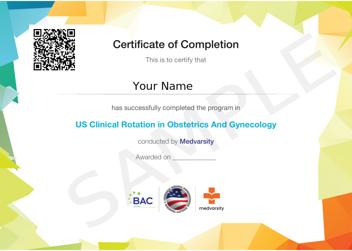 Certificate of Completion