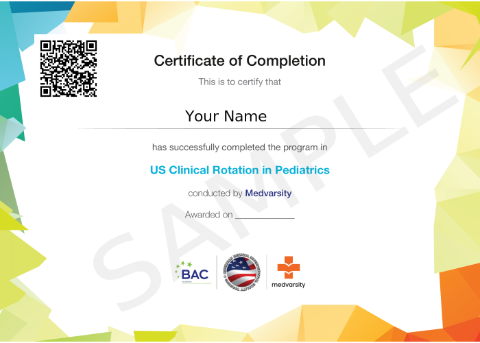 Certificate of Completion