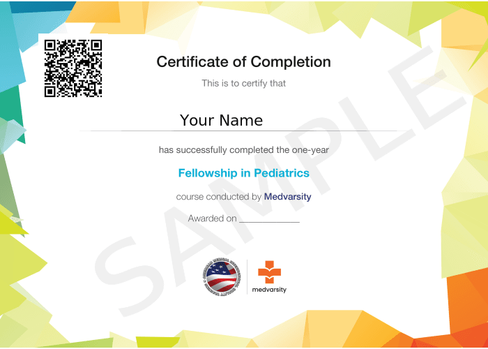 Certificate of Completion