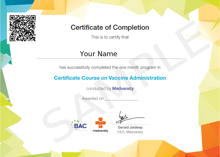 Certificate of Completion