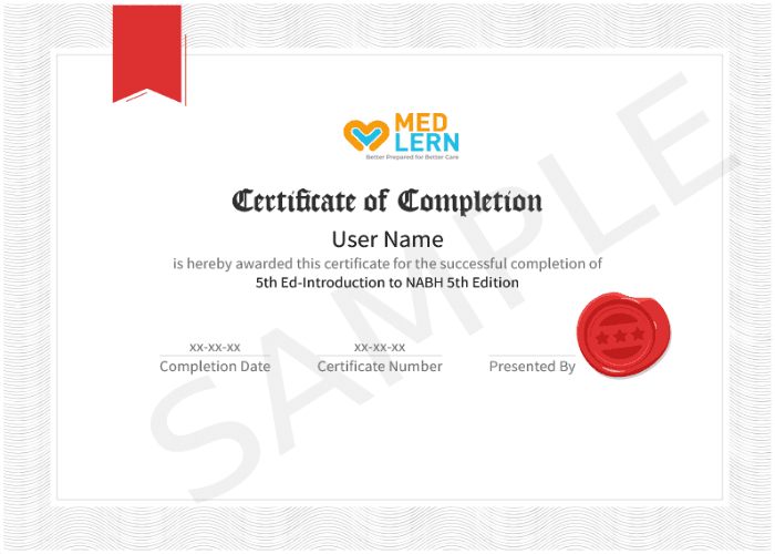 Certificate of Completion