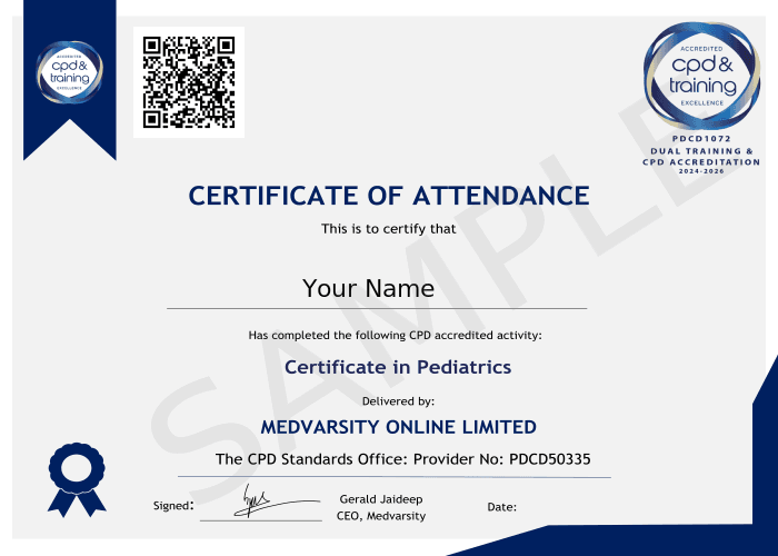 Certificate of Completion