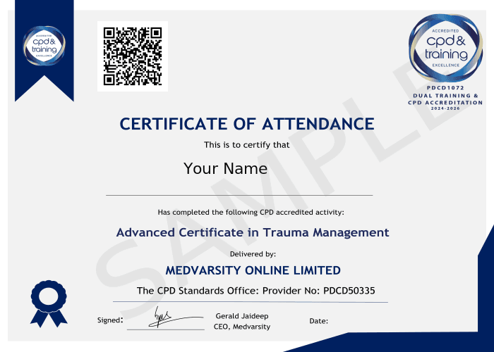 Certificate of Completion